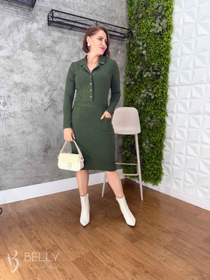 Vestido Ana Luíza Manga Longa