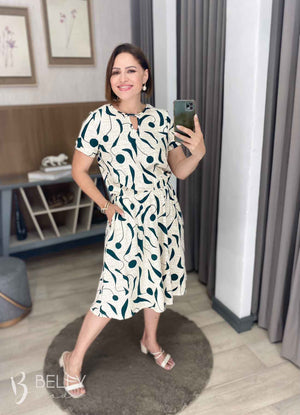 Vestido Angélica Estampado