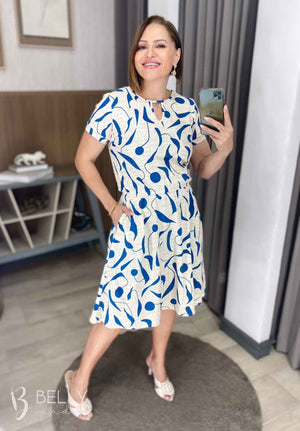 Vestido Angélica Estampado