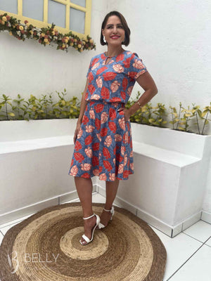 Vestido Angélica Estampado