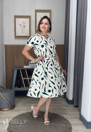 Vestido Angélica Estampado