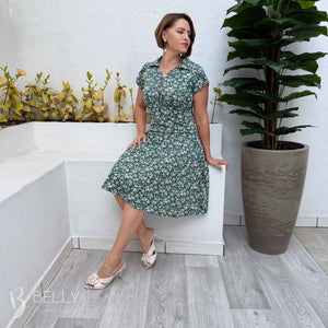 Vestido Aurora com Bolsos Blusê