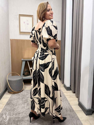 Vestido Cássia Evasê Longo