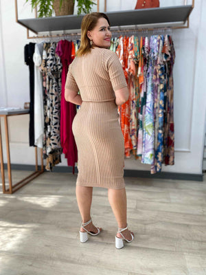 Vestido Daiane Tubinho em Tricô Modal