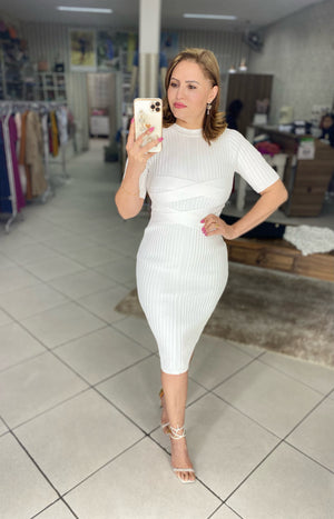 Vestido Daiane Tubinho em Tricô Modal
