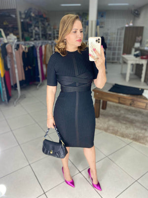 Vestido Daiane Tubinho em Tricô Modal