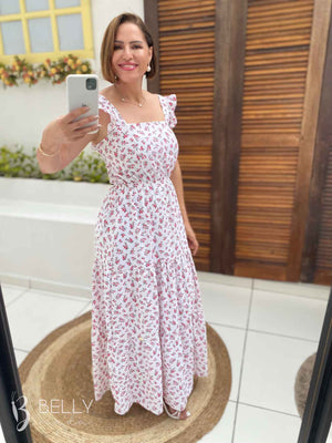 Vestido Darling Alça com Babado