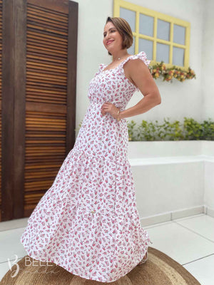 Vestido Darling Alça com Babado