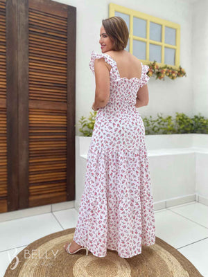 Vestido Darling Alça com Babado