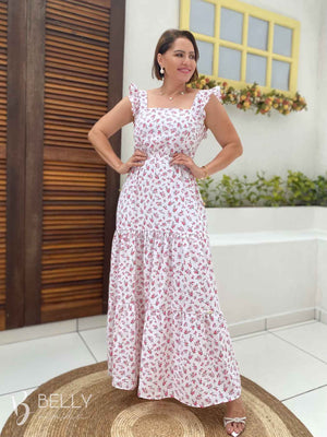 Vestido Darling Alça com Babado