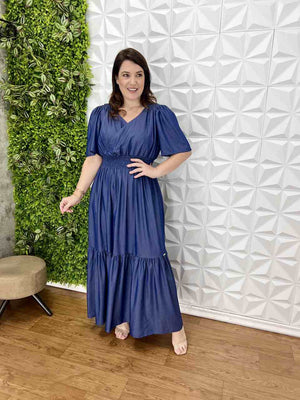 Vestido Dilma Longo Godê