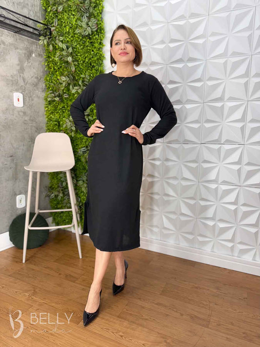 Vestido Ester Manga Longa