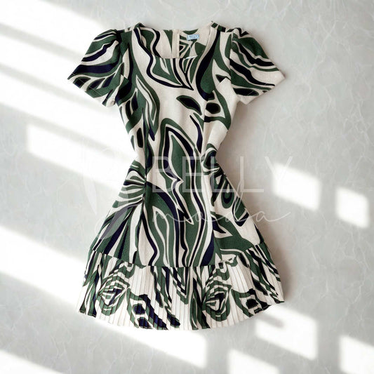 Vestido Felícia Midi Plissado