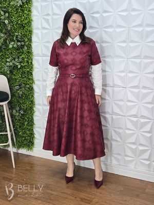 Vestido Georgia Godê Midi