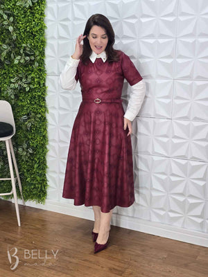 Vestido Georgia Godê Midi