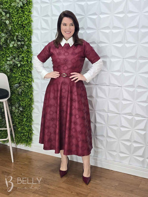 Vestido Georgia Godê Midi