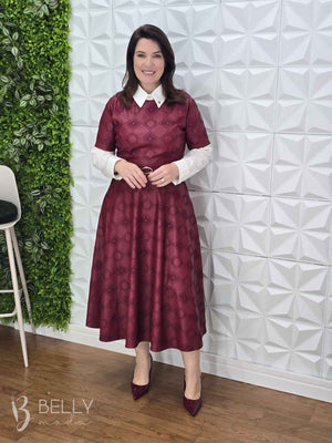 Vestido Georgia Godê Midi