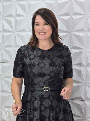 Vestido Georgia Godê Midi