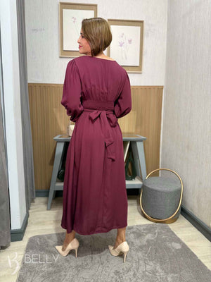 Vestido Glória Evasê Midi