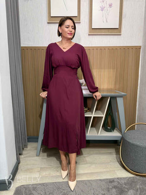 Vestido Glória Evasê Midi