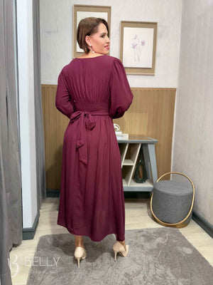 Vestido Glória Evasê Midi