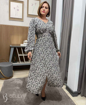 Vestido Glória Evasê Midi