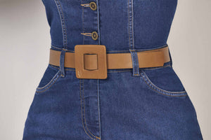 Vestido Jeans com Cinto