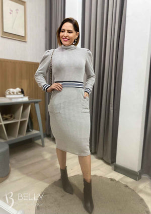 Vestido Katiusse Manga Longa