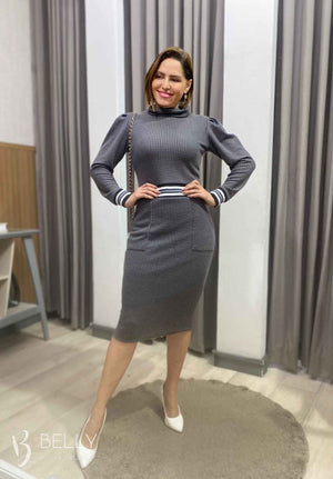 Vestido Katiusse Manga Longa