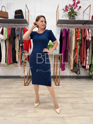 Vestido Kemily com Amarração Frontal