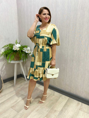 Vestido Lia com Babado