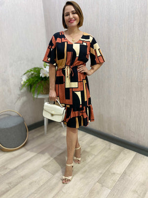 Vestido Lia com Babado