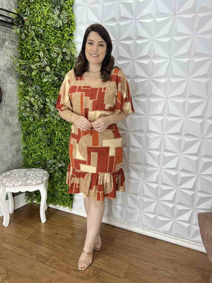 Vestido Lia com Babado