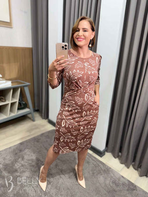 Vestido Lis com Detalhe Torcido Frontal