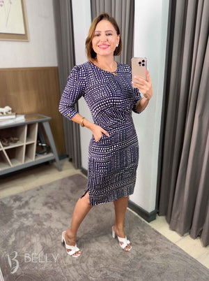 Vestido Lis com Detalhe Torcido Frontal