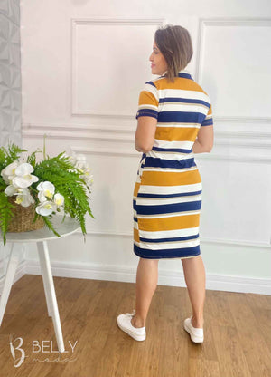 Vestido Pietra Polo Estampado com Bolso