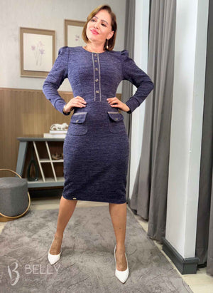 Vestido Rafaela Manga Longa