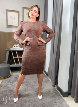 Vestido Rafaela Manga Longa