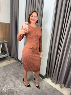 Vestido Rafaela Manga Longa