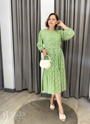 Vestido Sula Manga 3/4 com Cinto