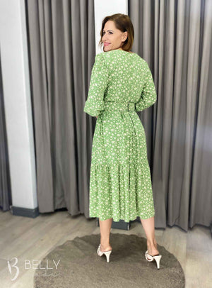 Vestido Sula Manga 3/4 com Cinto