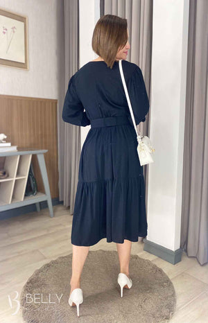 Vestido Sula Manga 3/4 com Cinto
